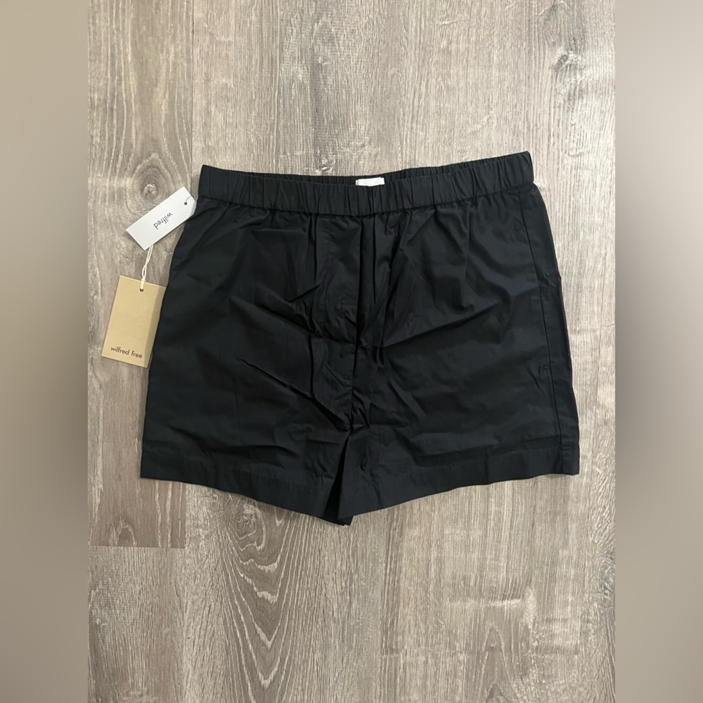 Aritzia Wilfred Free Black Breeze Shorts NWT